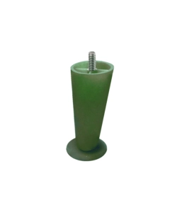 PIEDINO IN PLASTICA SERIE "CALICE" - Ø 60 - H.130 MM. - VERDE SMERALDO