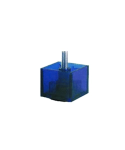 PIEDINI IN PLASTICA SERIE "KUBIC" - 50X50 - H.42 MM. - BLU
