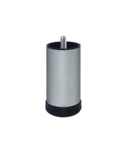 PIEDINO IN METALLO SERIE "DELUXE" - Ø 60 - H.120 MM. - SATINATO