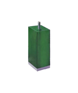 PIEDINO IN PLASTICA SERIE "MANHATTAN" - Ø 60X60 - H.140 MM. - VERDE SMERALDO