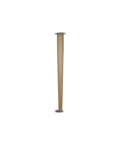 GAMBA IN LEGNO CONICA Ø 60 - H.750 MM. LEGNO GREZZO