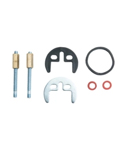 KIT FISSAGGIO RUBINETTI A 2 STAFFE 6 MM.