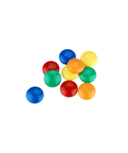 MAGNETI Ø 30 MM. COLORI ASSORTITI 10 PZ.