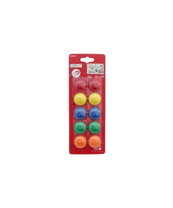 MAGNETI Ø 30 MM. COLORI ASSORTITI 10 PZ.