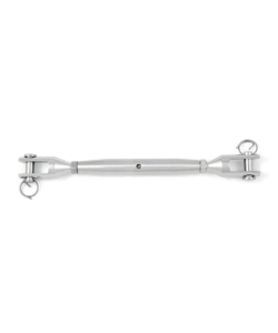TENDITORE A 2 FORCELLE M4 IN ACCIAIO INOX A4 - AISI 316