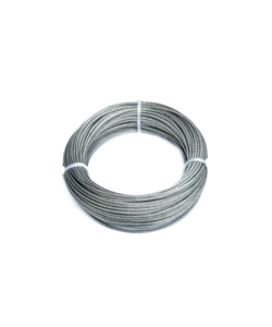 FUNE IN ACCIAIO INOX 49 FILI Ø 4 MM. 25 MT.