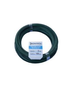 FILO DI FERRO ZINCATO RIVESTITO PVC VERDE Ø 2,0 MM. 100 MT.