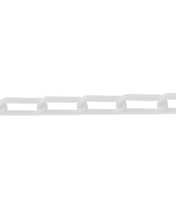 CATENA IN PLASTICA Ø 6 MM. BIANCO 20 MT.