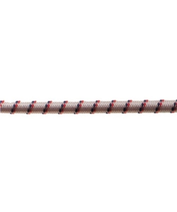 CORDA ELASTICA IN POLIPROPILENE Ø 6 MM. BIANCA INSERTI COLORATI 120 MT.