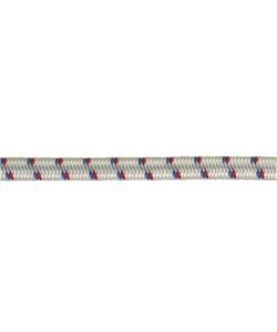 CORDA ELASTICA IN POLIPROPILENE Ø 8 MM. BIANCA INSERTI COLORATI 70 MT.