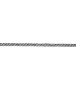FUNE METALLICA Ø 3 MM. INOX A2 - AISI 304 NUCLEO IN FIBRA TESSILE 150 MT.