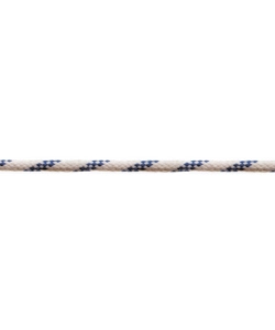 CORDA IN POLIESTERE  Ø 5 MM. BIANCO/BLU 70 MT.