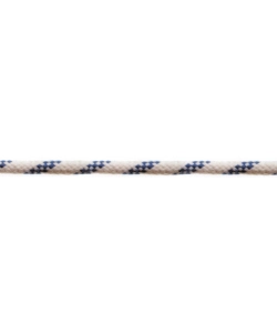 CORDA IN POLIESTERE  Ø 6 MM. BIANCO/BLU 120 MT.