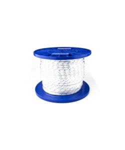 CORDA IN POLIESTERE  Ø 6 MM. BIANCO/BLU 120 MT.