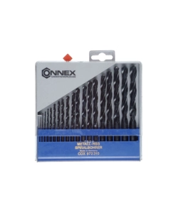 SET 19 PUNTE ELICOIDALI PER METALLO CONNEX IN ACCIAIO HSS DA Ø 1 A 10 MM