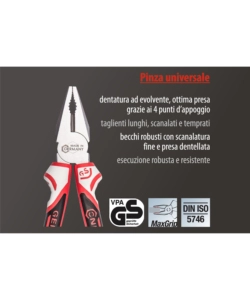 PINZA UNIVERSALE 3K 200 MM.