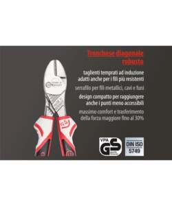 TRONCHESE DIAGONALE PESANTE 3K 160 MM.