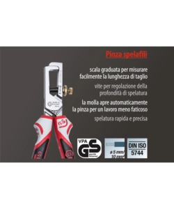 PINZA SPELAFILI 3K 160 MM.