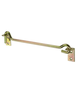 GANCIO CON PIASTRA Ø 10,0 X 280 MM. - ZINCATO GIALLO - 1 PZ.