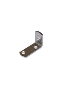 SQUADRETTA REGGIPIANI NICHELATA 25 X 35 X 15 SPESSORE 2 MM. - 4 PZ.