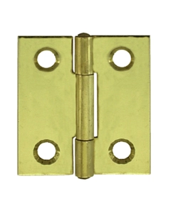 CERNIERE STRETTE OTTONE 20 X 25 MM. - 2 PZ.