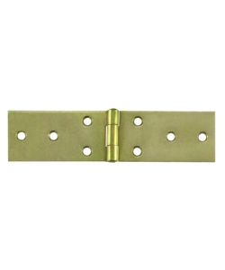 CERNIERE STRETTE LUNGHE 100 X 32 MM.  ZINCATE GIALLO  1 PZ.