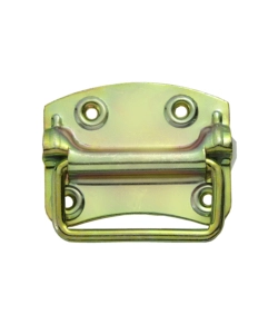 MANIGLIE SNODATE PER BAULI 105 X 77 MM. - ZINCATO GIALLO - 1 PZ.