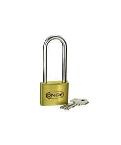 LUCCHETTO IN OTTONE PESANTE ARCO LUNGO