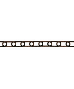 CATENA ORNAMENTALE Ø 3,0 MM. - ACCIAIO NERO - 25 MT.