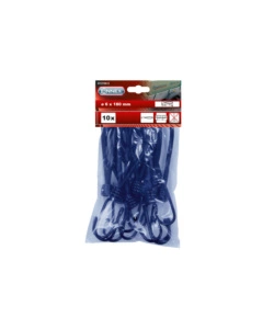 CAVO ELASTICO DI SERRAGGIO CHIUSO Ø 6 CON GANCIO ACCIAIO PLASTIFICATO 10 PZ.