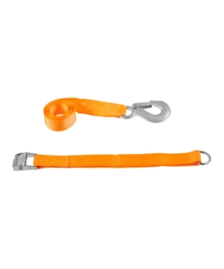 CINGHIA DI ANCORAGGIO 125 KG. CON FERMO BLOCCO E CINGHIA CON MOSCHETTONE 25 MM. X 2 MT.