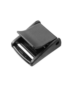 FERMO DI BLOCCAGGIO IN NYLON NERO PER CINGHIE DA 40 MM.