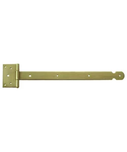 BANDELLA CON CERNIERA, PESANTE 500 X 40 X 4,0 MM. - ZINCATO GIALLO