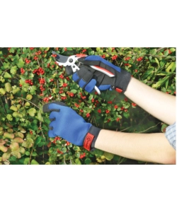 GUANTI DA GIARDINO SPANDEX, BLU, TAGLIA 10