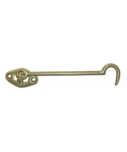 GANCIO PER FINESTRA 80 MM. - OTTONATO - 2 PZ.