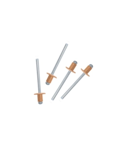 RIVETTI RIVESTITI IN RAME 4,0 X 10 - 1 KG.