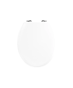 COPRIWATER SEDILE WC, MODELLO BERN IN LEGNO LACCATO, BIANCO