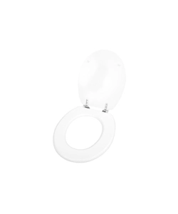 COPRIWATER SEDILE WC, MODELLO BERN IN LEGNO LACCATO, BIANCO