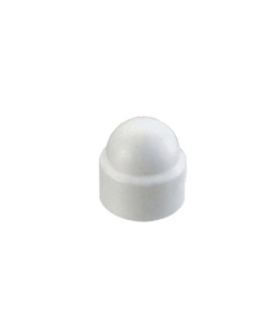 COPRIBULLONI IN PLASTICA M10 BIANCO - 6 PZ.