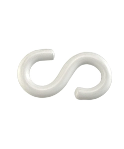 GANCI A "S" APERTI PLASTIFICATI 3,8X25 MM. - 4 PZ.