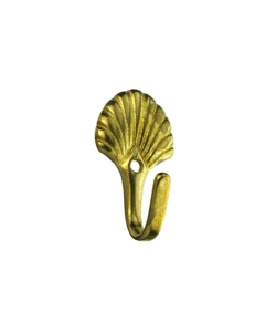 GANCIO DECORATIVO IN OTTONE FINITURA CANNA DI FUCILE 4 PZ.