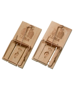 TRAPPOLA PER TOPI IN LEGNO 2 PZ.