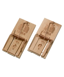 TRAPPOLA PER TOPI IN LEGNO 2 PZ.