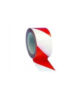 NASTRO SEGNALETICO - 200 MT. - BIANCO/ROSSO
