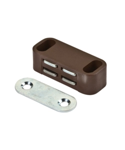 CHIUSURE MAGNETICHE DA APPLICARE - FORZA 4 KG. - MARRONE - 12 PZ.