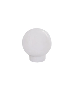 POMOLO IN LEGNO - Ø 22 MM. - BIANCO BRILLANTE