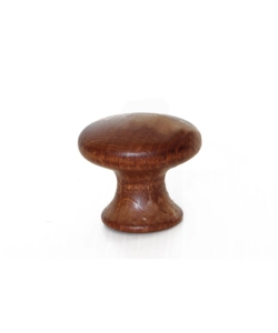 POMOLO IN LEGNO - Ø 31 MM. - NOCE SCURO