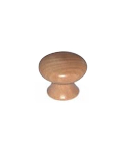 POMOLO IN LEGNO - Ø 31 MM. - NOCE CHIARO