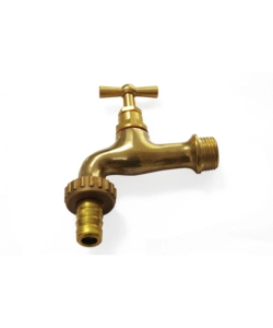 RUBINETTO PER GIARDINO OTTONE LUCIDO 3/4"