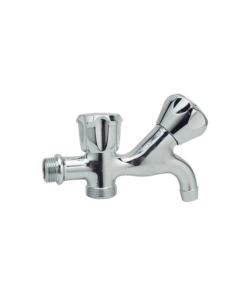 RUBINETTO A 2 MANIGLIE CON ATTACCO LAVATRICE 1/2"
